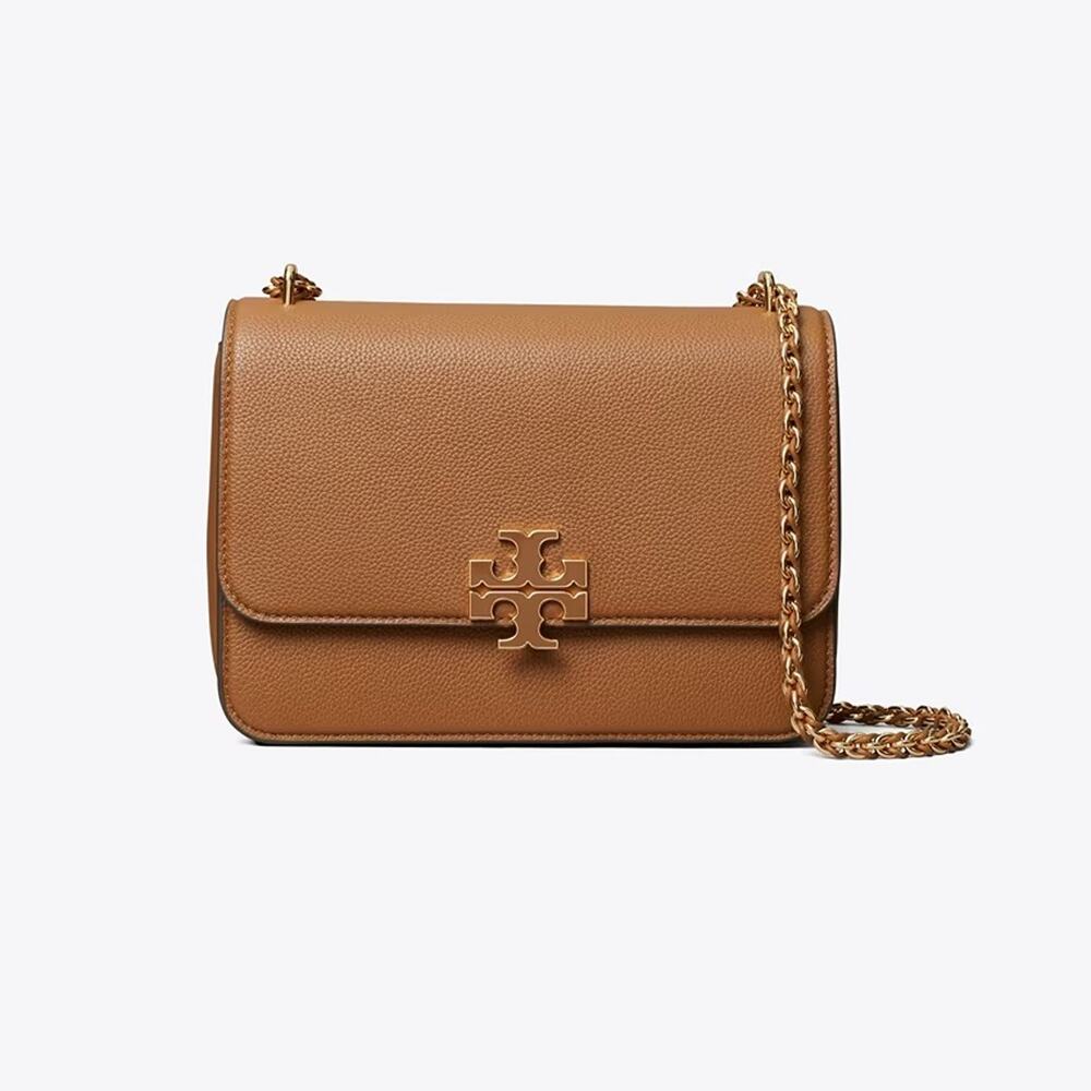 NEW‼️Tory Burch Britten Small Shoulder Bag 171522 $550 Forest Brown